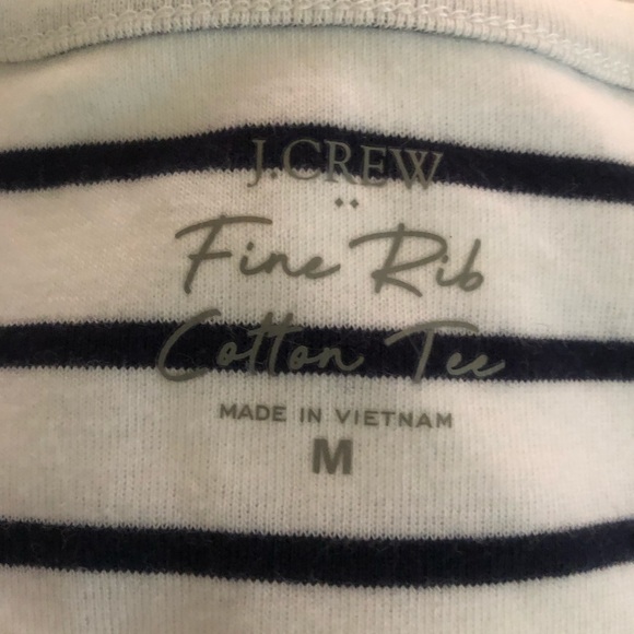 J Crew fine ribbed tee. Perfect condition - medium - Picture 2 of 2